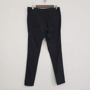 Lululemon Mens ABC Skinny Pants Size 31 Black Mid Rise Classic Fit Warpstream